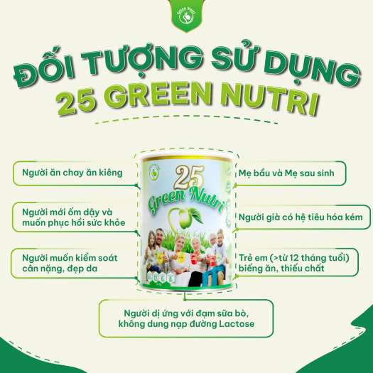 Sữa Hạt Ngũ Cốc 25 Green Nutri-Hộp 625gr
