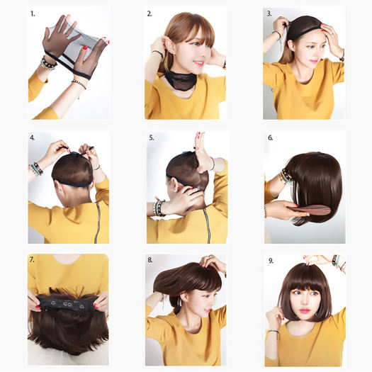 Tóc Giả Màu Đen 68Cm Cho Nữ Lọn Tóc Xoăn Dài Cho Nữ Tóc Mái Mỏng Bộ Tóc Giả Kiểu Tóc Thật Đầy Đủ Mũ Lông Mịn Châu Âu Mỹ