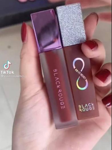 Son A12 đỏ nâu đất Black Rouge mẫu mới nắp nhũ bạc