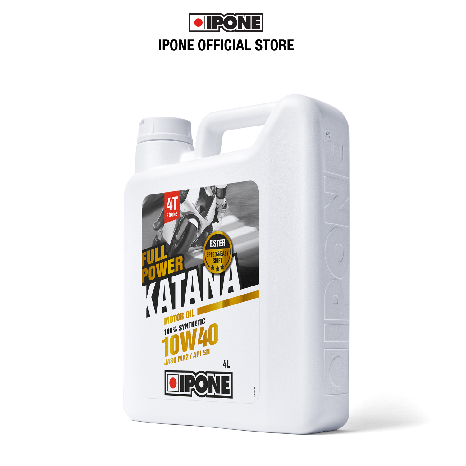 Nhớt xe mô tô, xe côn tay và xe số 4T tổng hợp gốc Ester Ipone Full Power Katana