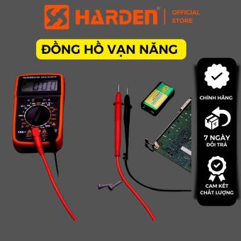 Đồng hồ đo điện vạn năng chất lượng cao harden, kèm pin 9v