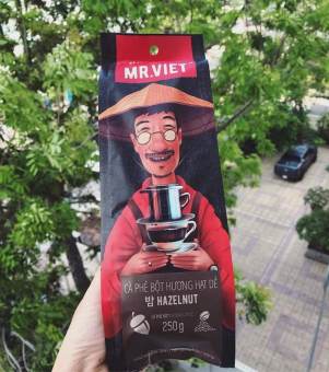 Cà Phê Rang xay Hương Hạt dẻ Mr.Việt