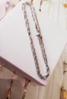 Dây Chuyền Inox Dạng Xoắn (Không Mặt)