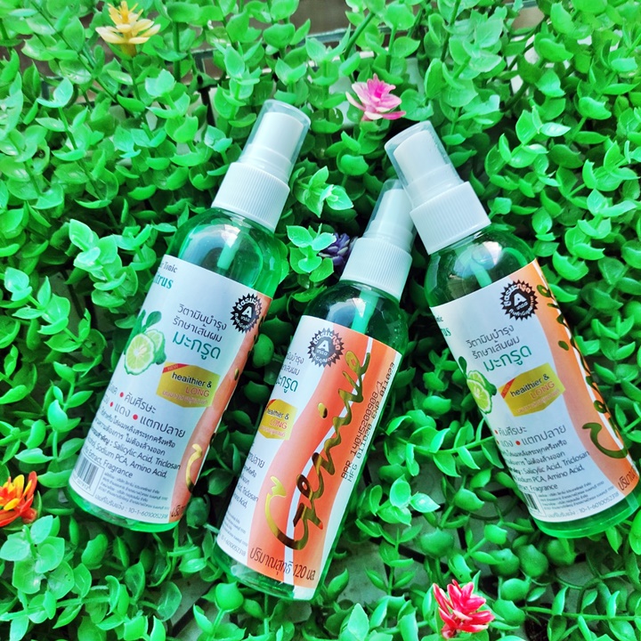 Xịt mọc tóc tinh dầu bưởi citrus genive thái lan – qt674