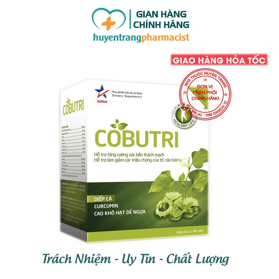 Cobutri - hết lo bệnh trĩ, táo bón