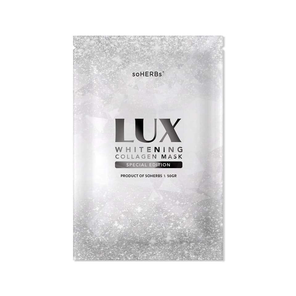 [TẶNG QUÀ + GIẢM VOUCHER 8%] [Hàng chính hãng,Date 2026] 1 gói Ủ trắng da Lux tinh chất yến tươi collagen truyền trắng Lux soHerbs