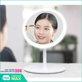 Gương trang điểm - gương trang điểm để bàn - gương trang điểm để bagn có đèn led - gương trang điểm có đèn led sạc điện USB (NHIỀU MÀU)