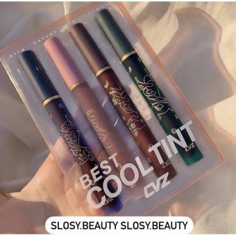 Sét son kem 4 cây CVZ BEST COOL TINT hoạ tiết kì lân