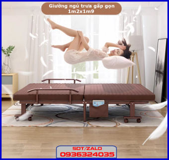 Sofa Giường Gấp Gọn Phong Cách Hàn Quốc 1m2 x 1m9, Sofa Giường mini ngủ trưa