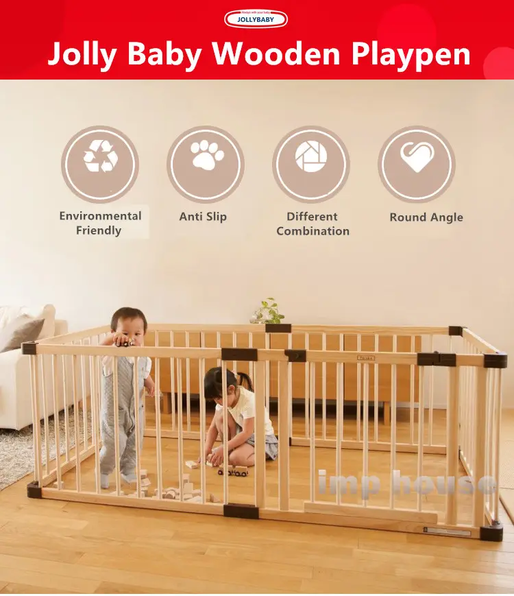 jolly wooden playpen