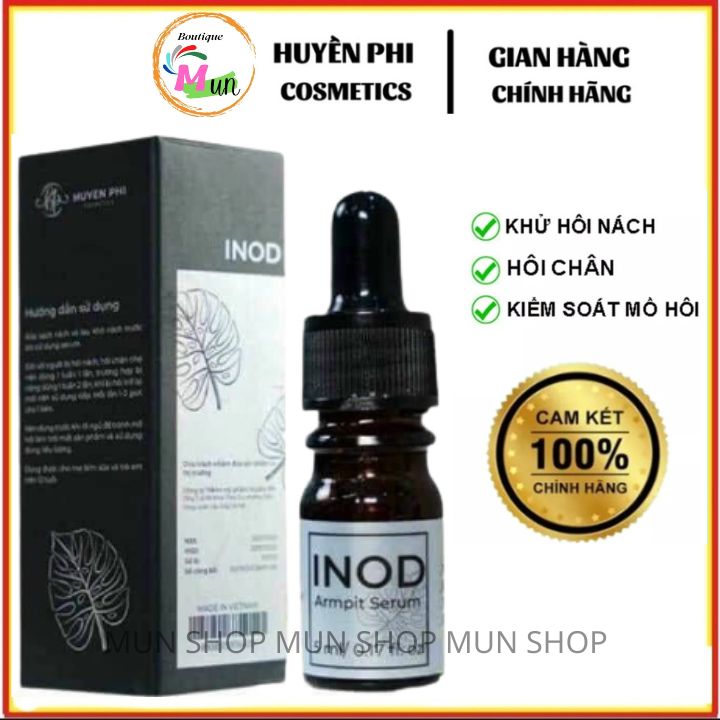 Serum khử mùi hôi nách INOD Huyền Phi hàng chuẩn công ty 1000% triệt hôi nách hôi chân vĩnh viễn