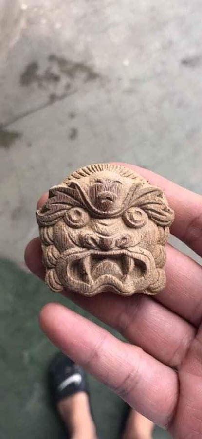 Mặt hổ phù gắn lồng chim đủ chất liệu đục kỹ lưỡng, bền đẹp , mặt hổ phù trang trí lồng chim