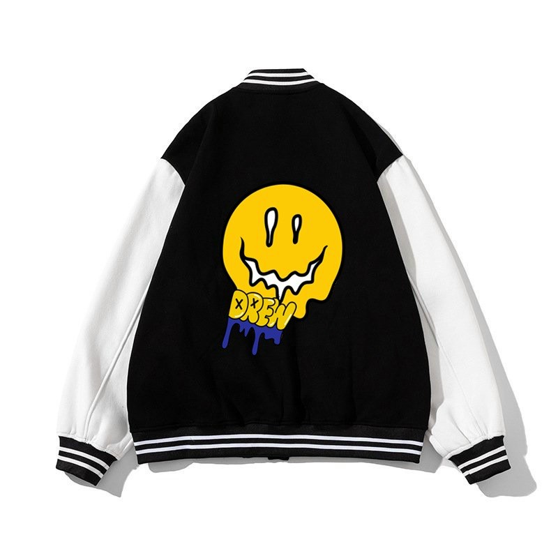 Áo Khoác Bomber Nam Nữ Kaki 2 Lớp Big Size In Hình Icon Mặt Cười Thời Trang Mocara-Fashion