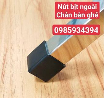 10 cái nút bịt trong, ngoài 16x16mm, chân đế cao su nhựa, nút bịt chân bàn, ghế