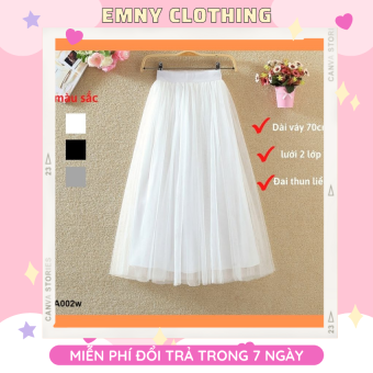 Chân váy lưới dài TUTU đẹp EMNY, váy công chúa dạo phố, mặc mùa đông
