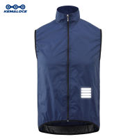 KEMALOCE Cycling Wind Vest Wind Men 2023 Black/Yellow/Navy Blue Sleeveless Bicycle Gilet Black Lightweight Outdoor Windproof MTB Sports Bike Vest