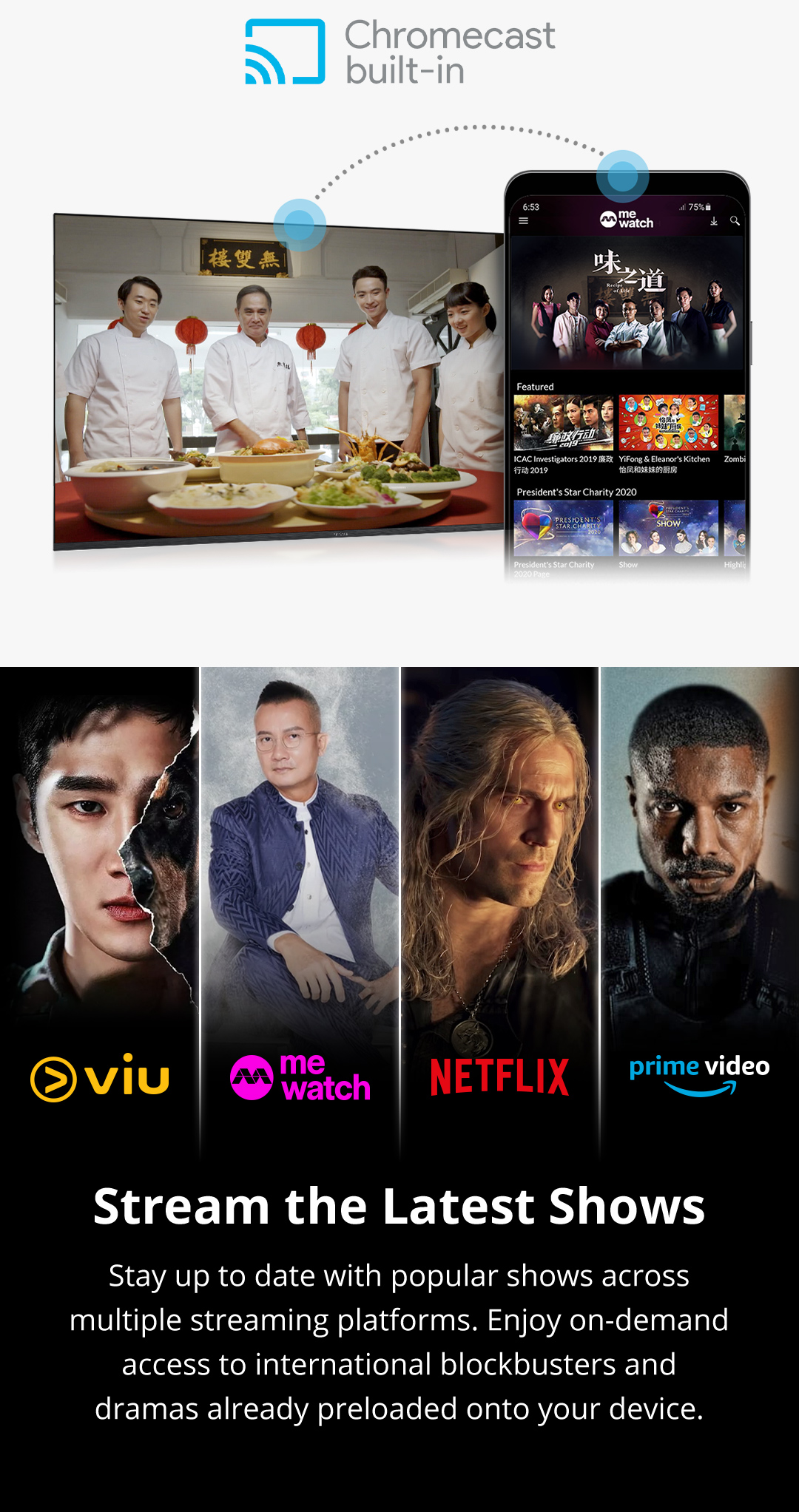 PRISM+ S40 DLED | Google TV | 40 pollici | Quantum Colors | Google Playstore | HDR10 | Dolby Vision | Dolby Atmos [Consegna in 5-7 giorni lavorativi]