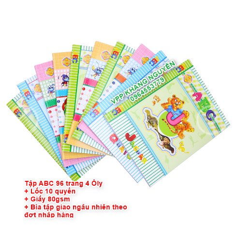 Tập hòa bình abc 4 ô ly 96trang