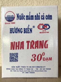 6 chai x 500 ml Nước mắm cá cơm hương biển  loại 30 đạm