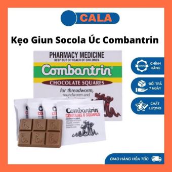 Kẹo Socola Giun Úc Combartrin Cho Trẻ Em Và Người Lớn