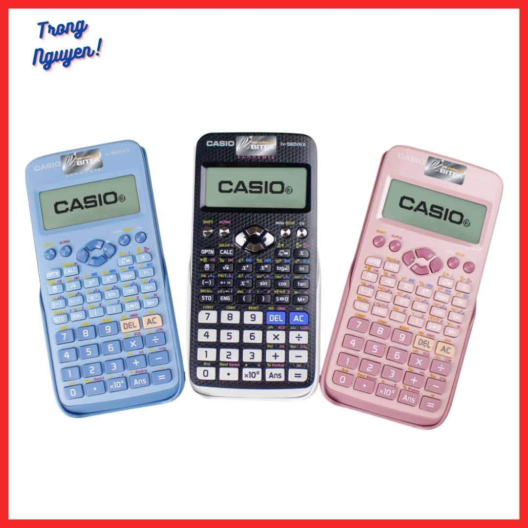 [Hàng chính hãng] Máy tính Casio fx 580 vn-x bảo hành 7 năm 1 đổi 1, giải toán nhanh, được phép đem vào phòng thi