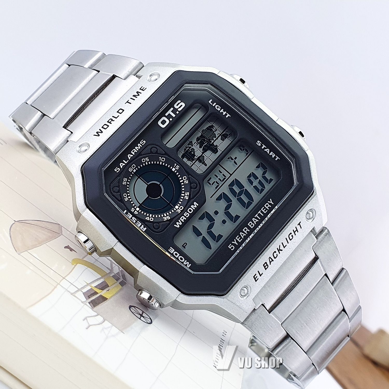 [HCM]Đồng hồ nam O.T.S 3188G - Đa chức năng