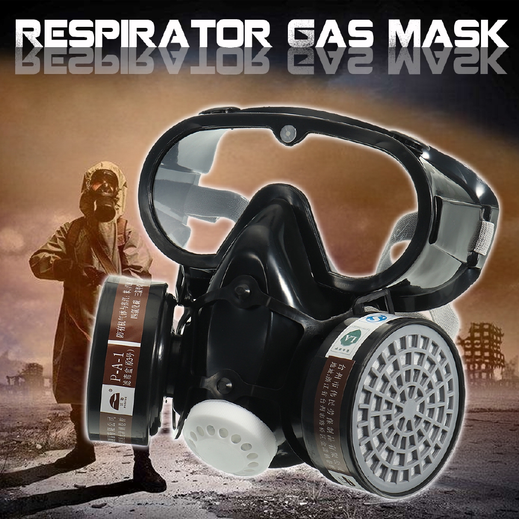 clear gas mask