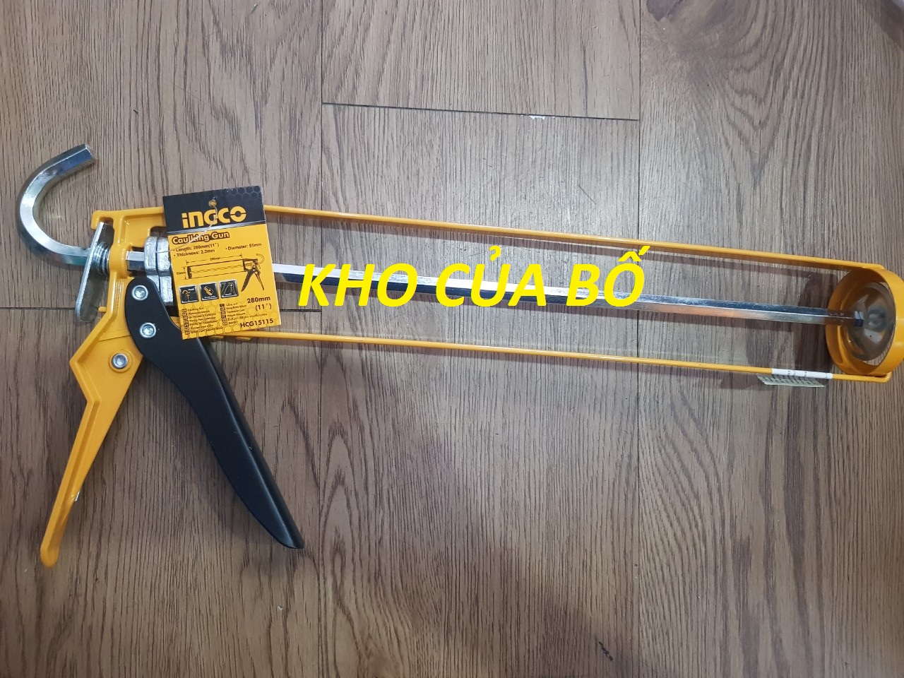 Dụng cụ bơm silicol 11" ingco hcg15115