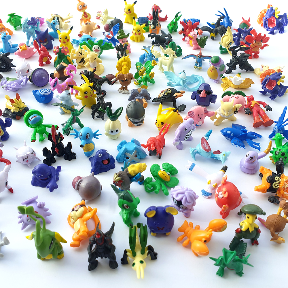 [HCM]Bộ sưu tập đồ chơi 144 mô hình Pokemon Go mini Mega huyền thoại bằng nhựa nhiều màu sắc giá rẻ làm đồ chơi Pokemon mô hình cho bé - New4all