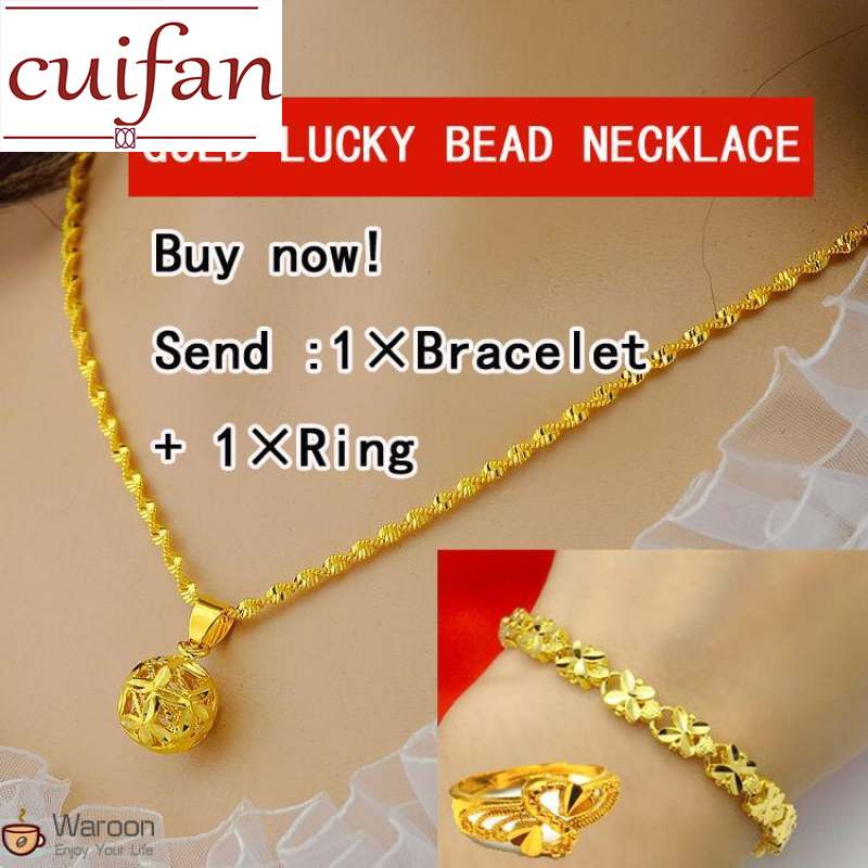 Gold chain hot sale womens 24k