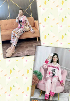 Bộ đồ ngủ pijama tay dài