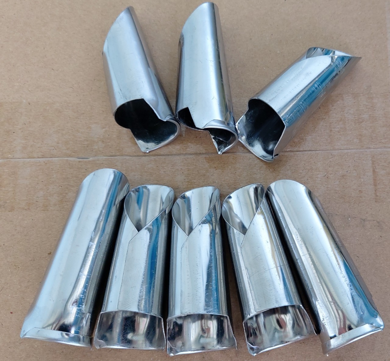Ngón tay lột tôm cở lớn cao cấp, ngón tay inox cở lớn. dùng trong thủy sản
