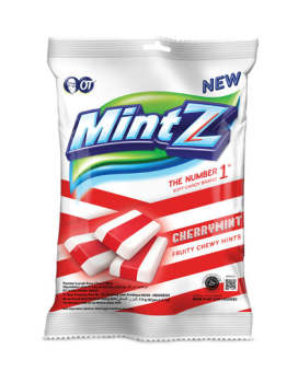 Kẹo Mềm MintZ Cherrymint Vị Cherry Bạc Hà (Gói 115g - Đỏ)
