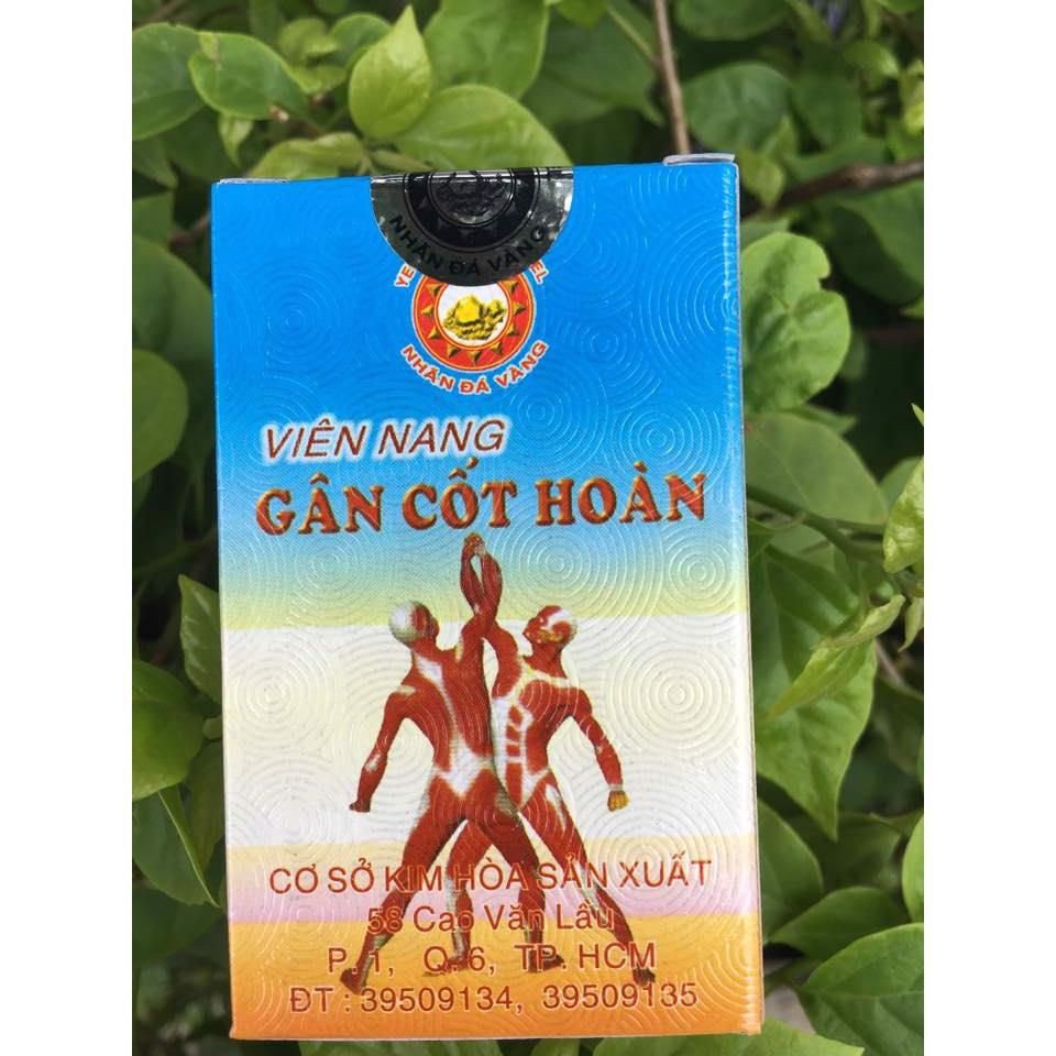 VIÊN NANG GÂN CỐT HOÀN 40 viên (xương khớp, thoái hóa)