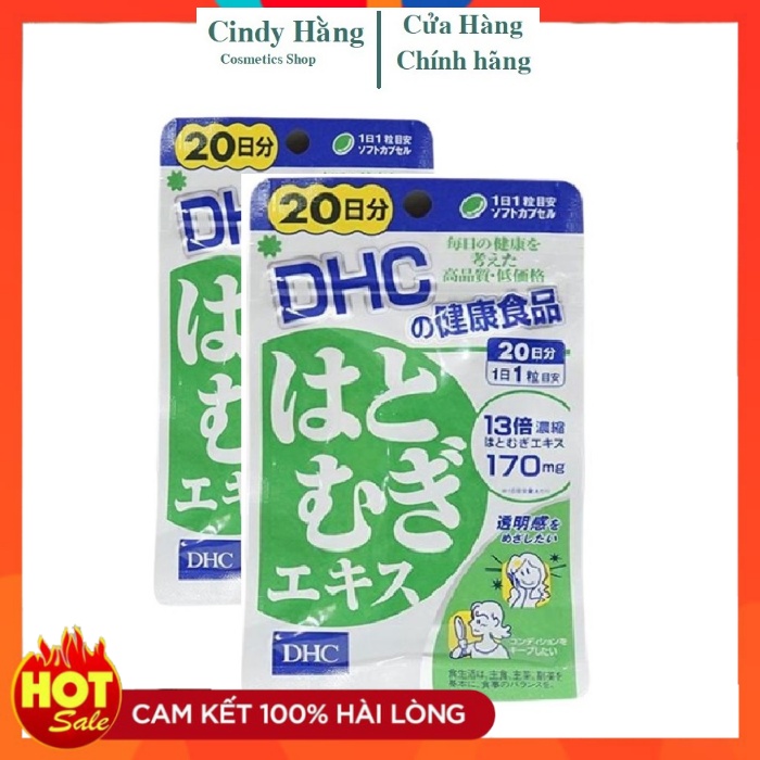 Viên uống trắng da DHC Adlay Extract Nhật Bản 20 Ngày - Gói 20 viên