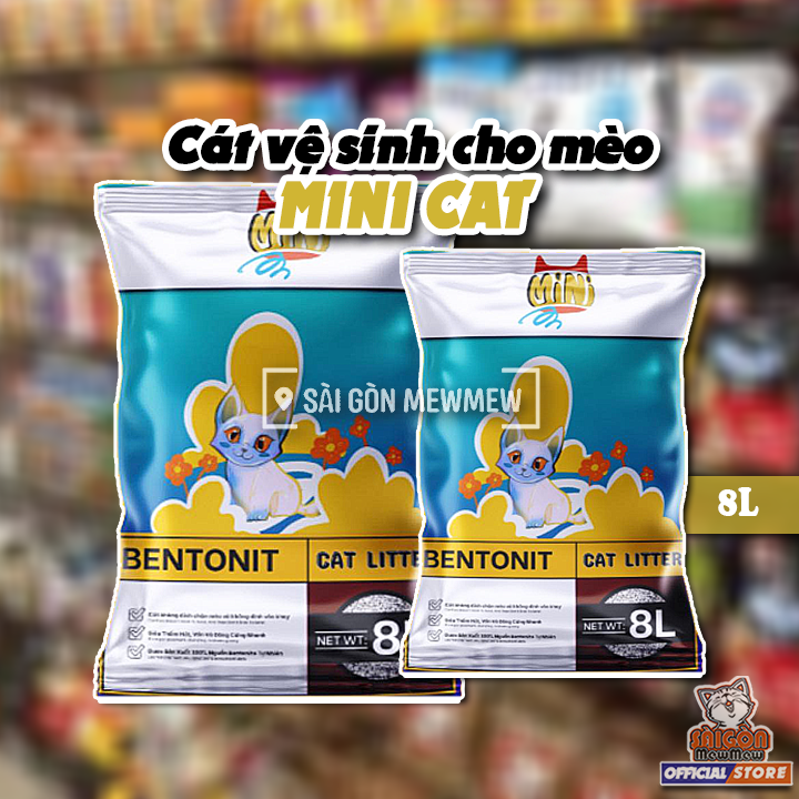 Cát vệ sinh cho mèo mini cat