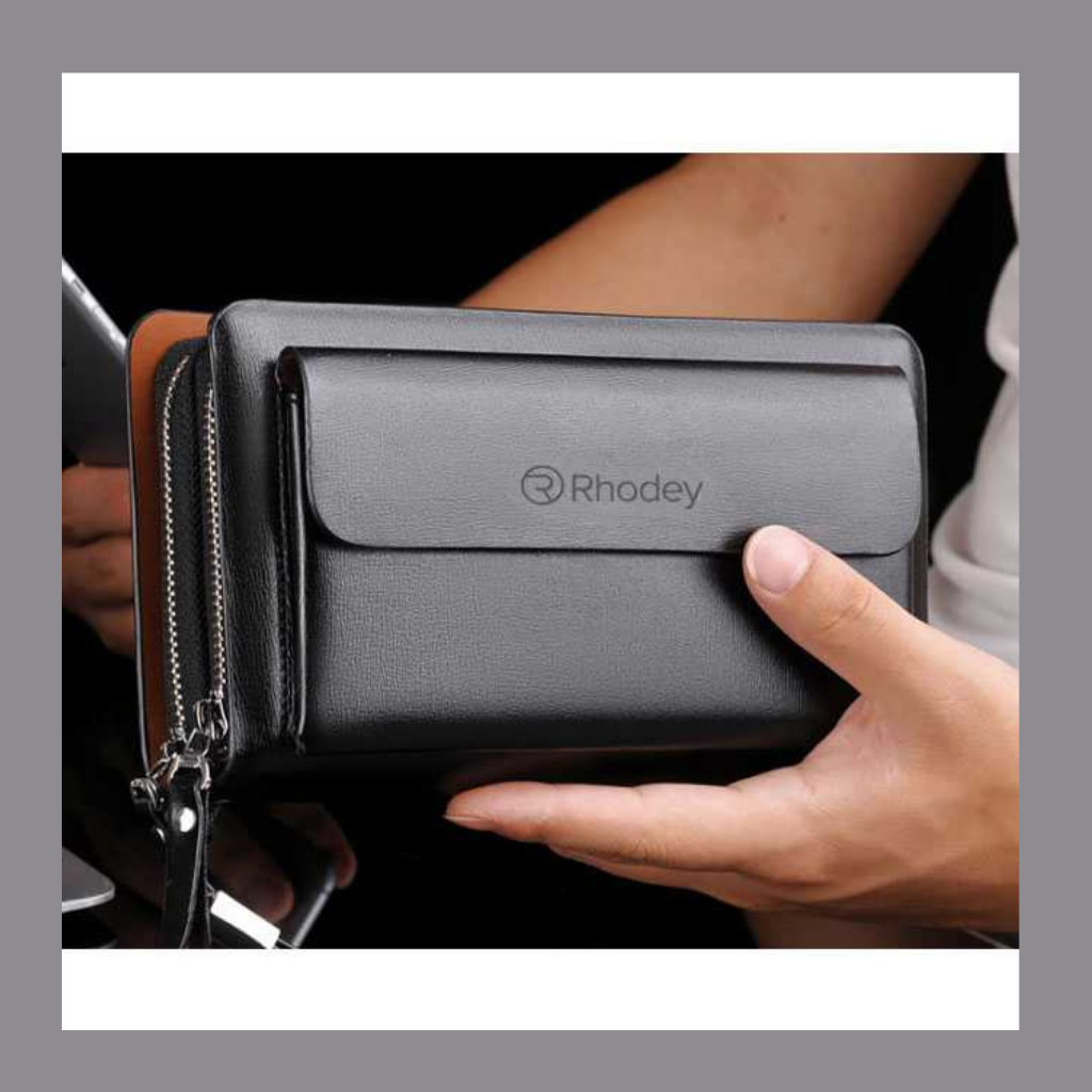 Dompet Wanita Bahan Kulit Clutch Dompet Panjang Rhodey 007 (ORIGINAL 100%)