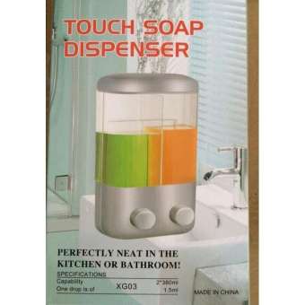 Hộp nhả dầu gội, sữa tắm, chất lỏng 2 ngăn