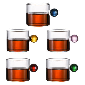 110Ml Cốc Cà Phê Thủy Tinh Rõ Ràng Cà Phê Ly Có Tay Cầm Cho Trà Cappuccino Latte Nước Trái Cây Sữa Nóng Đồ Uống