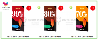 Socola Beryls Dark 99%-80%-70%