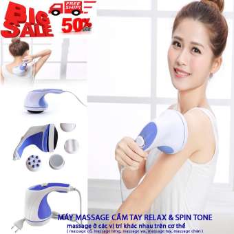 Máy Massage Cầm Tay Relax 5 chức năng- Máy Tẩm Quất Đấm Lưng. Làm Thon Gọn Cơ Thể  Giảm Đau Nhức Mệt Mỏi- Mang Lại Cho Bạn Cảm Giác Thoải Mái.