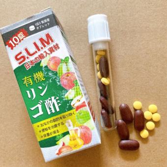 XỔ MỠ GIẤM TÁO ĐÊM- Viên Xổ Mỡ Giấm Táo Slim Fit 1 đánh giá