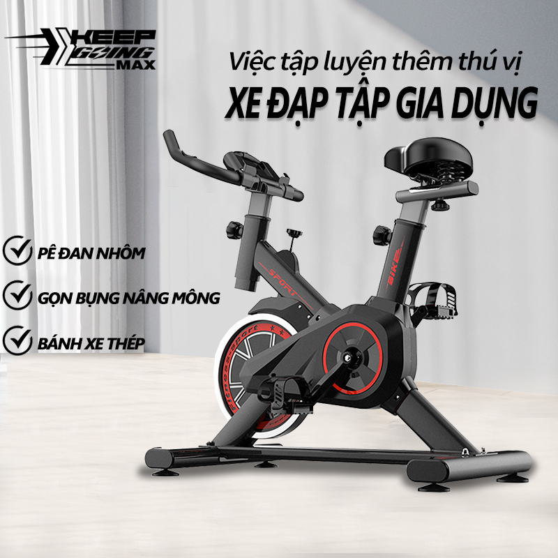 [HCM]Xe đạp tập gym tại nhà dụng cụ tập gym đạp xe tại nhà yên tĩnh tiện lợi nhỏ gọn