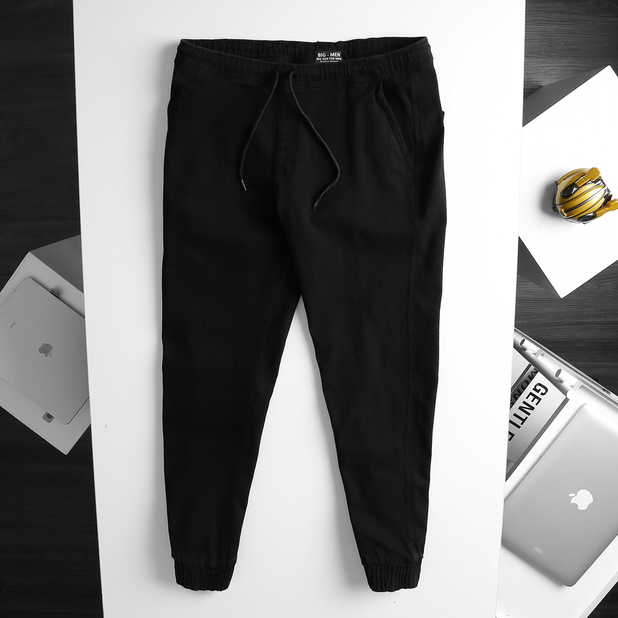 Quần jogger kaki giả jean siêu co giãn bigsize nam