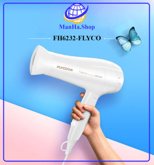 Máy sấy tóc Flyco FH6232, 2 Chiều Nóng Lạnh, Công suất 2000W lớn dùng cho salon tóc, Hộ gia đình