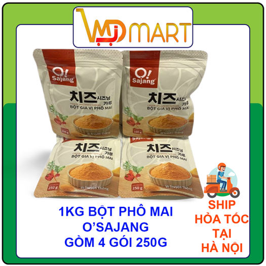 Bột Phô Mai Hàn Quốc O'sajang Màu Vàng Cam