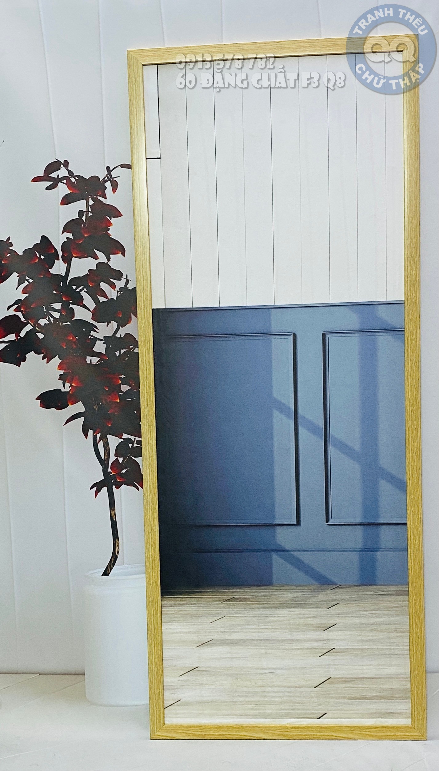 40x100cm gương soi toàn thân không chân vg gương treo tường