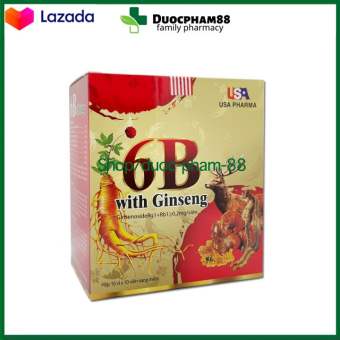 Vitamin tổng hợp 6B With Ginseng bồi bổ cơ thể, tăng sức đề kháng cho trẻ em người lớn Hộp 100 viên