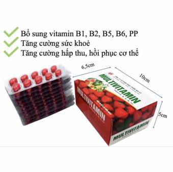 Vitamin MULTI hộp 100 viên- Bổ sung Vitamin B1 - B2 - B6 - PP cho cơ thể...