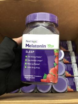 Kẹo ngủ Natrol Gummies Melatonin 10mg 140 viên -- Keycci Cosmetics